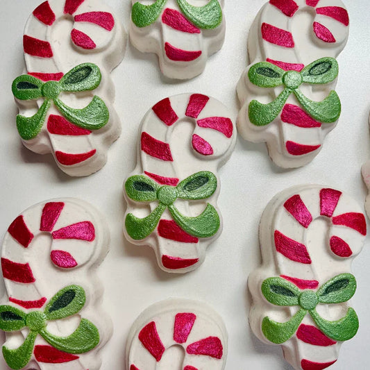 Candy Cane Bath Bomb