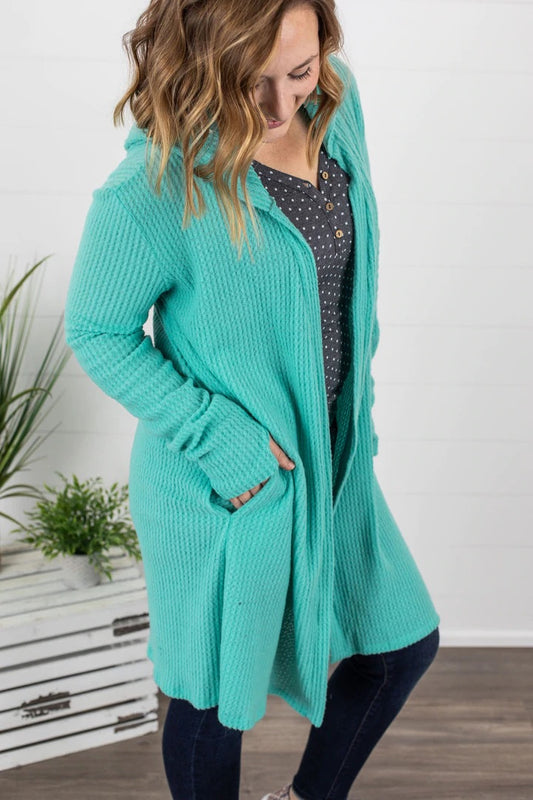 Waffle Cardigan