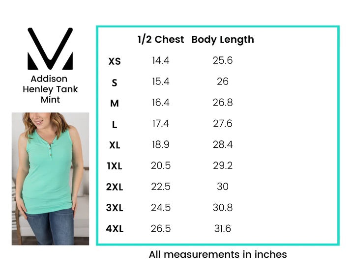 Bright Mint Henley Tank