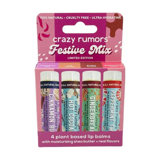 Limited Edition Festive Mix Lip Balm 4 Pack