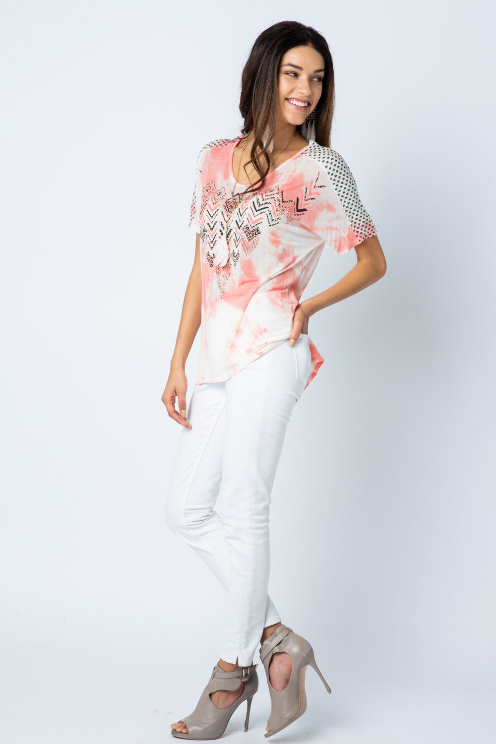 Aztec Printed Tee