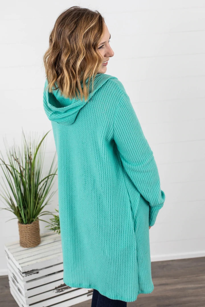 Waffle Cardigan