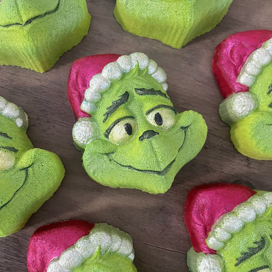 The Grinch Bath Bomb