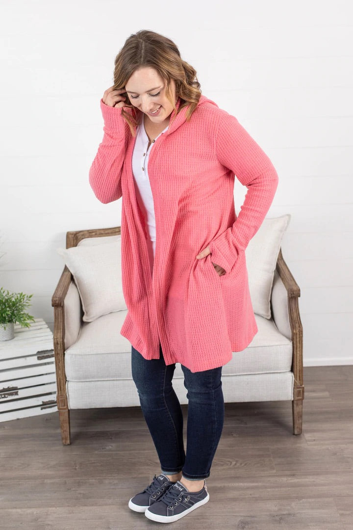 Waffle Cardigan