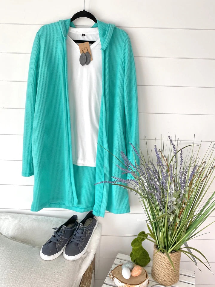 Waffle Cardigan