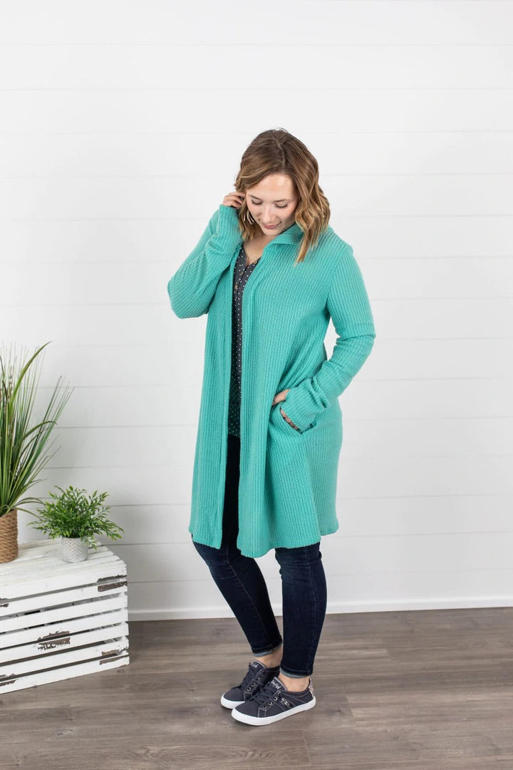 Waffle Cardigan