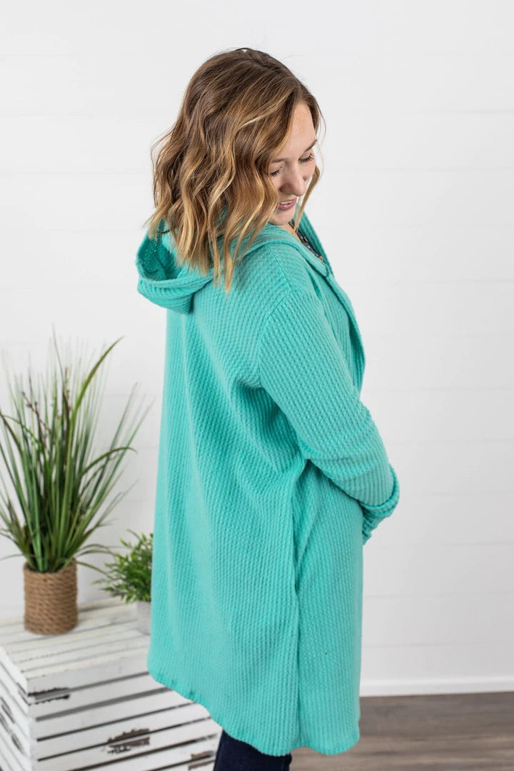 Waffle Cardigan