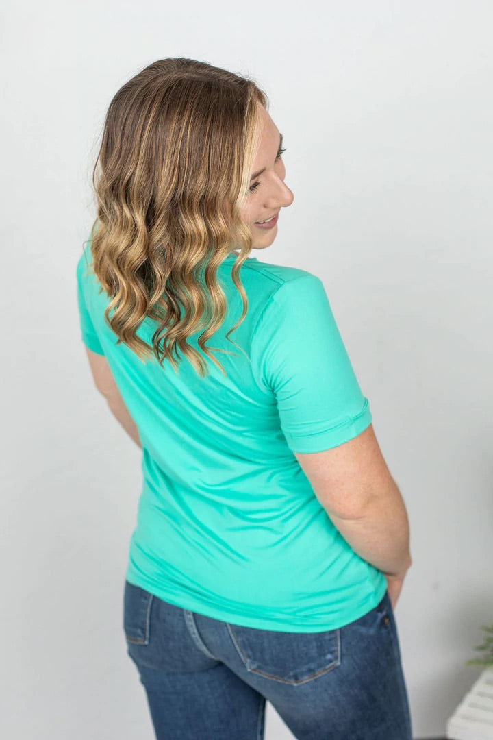 Pocket Tee - Turquoise