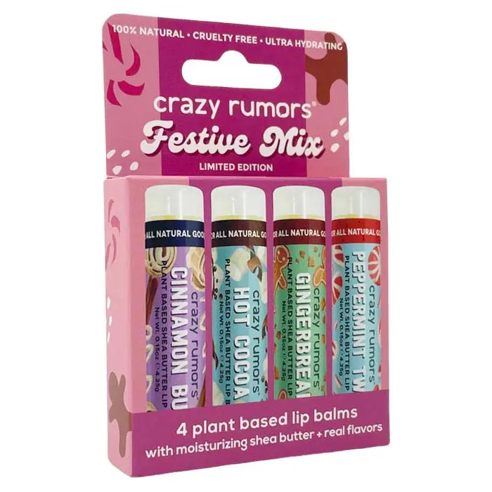 Limited Edition Festive Mix Lip Balm 4 Pack