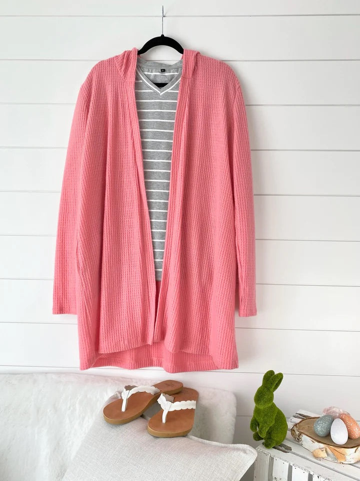 Waffle Cardigan