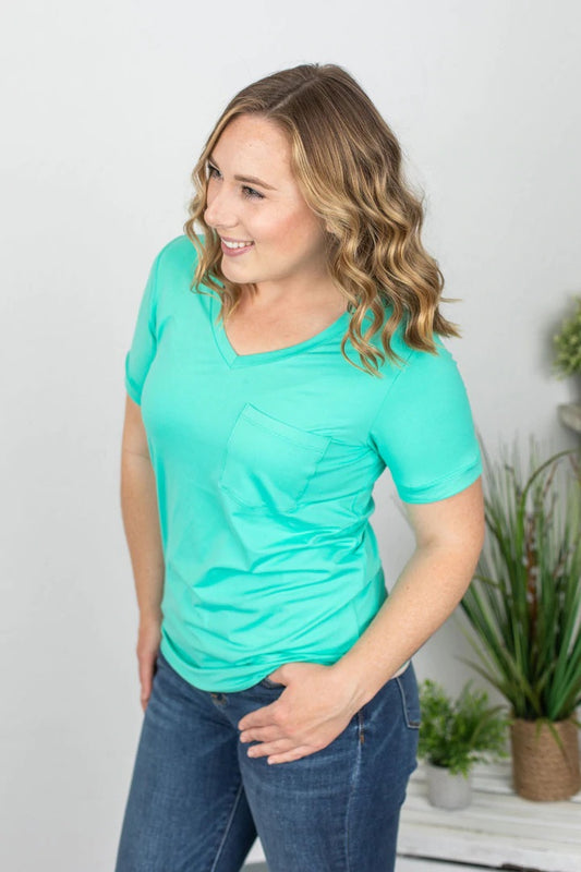 Pocket Tee - Turquoise