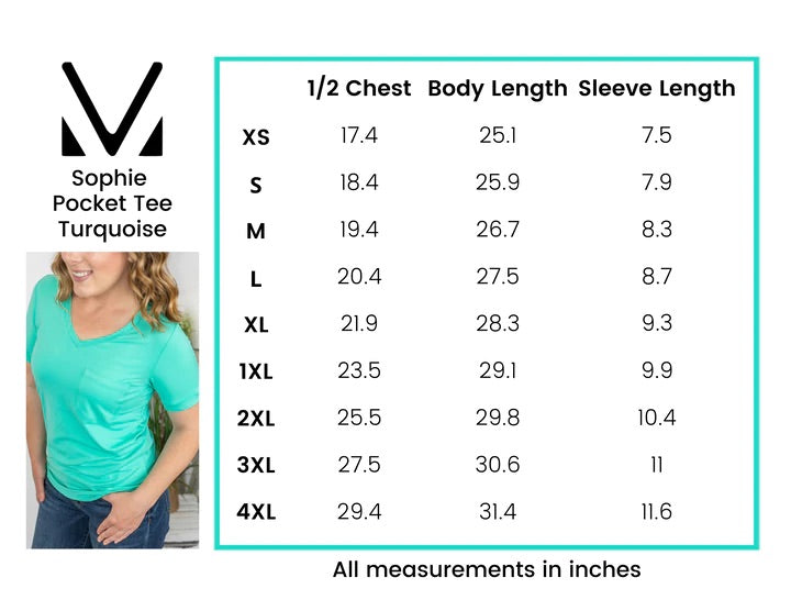 Pocket Tee - Turquoise