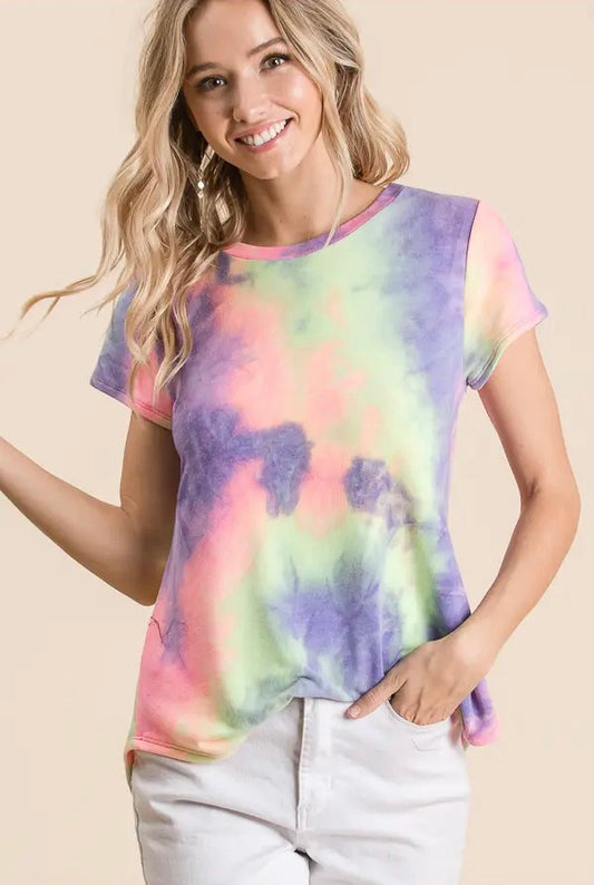Soft Knit Tie Dye Tee